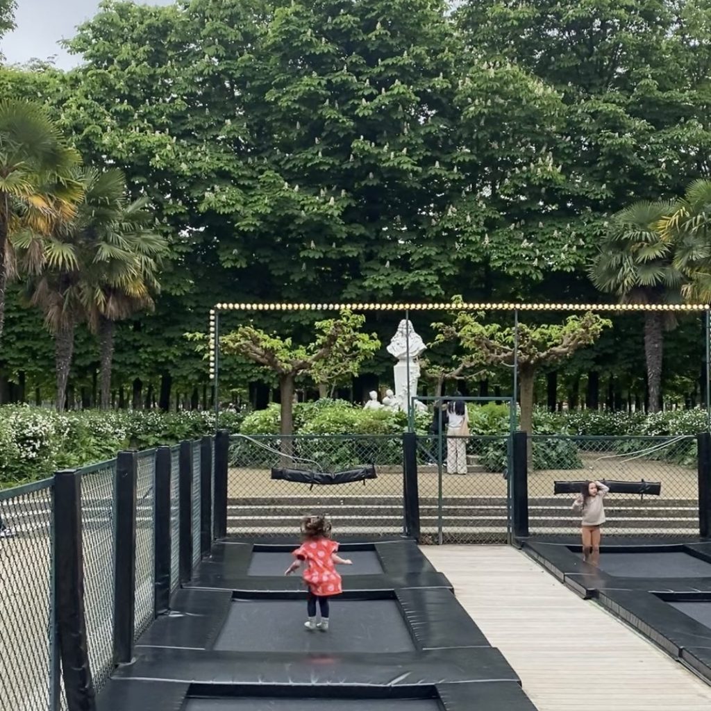 Trampoline at The Tuileries